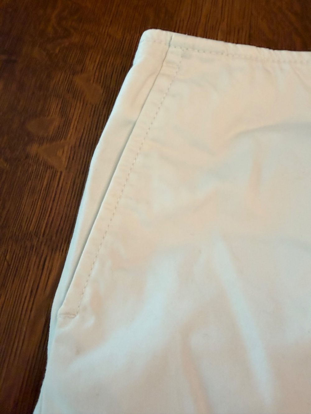 New York & Company Stretch Tech White A-Line Skirt Size 4 - Picture 3 of 10